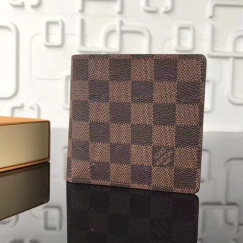 High Quality Luxury Louis Vuitton Marco Wallet Damier Ebene N61675 Blv1024