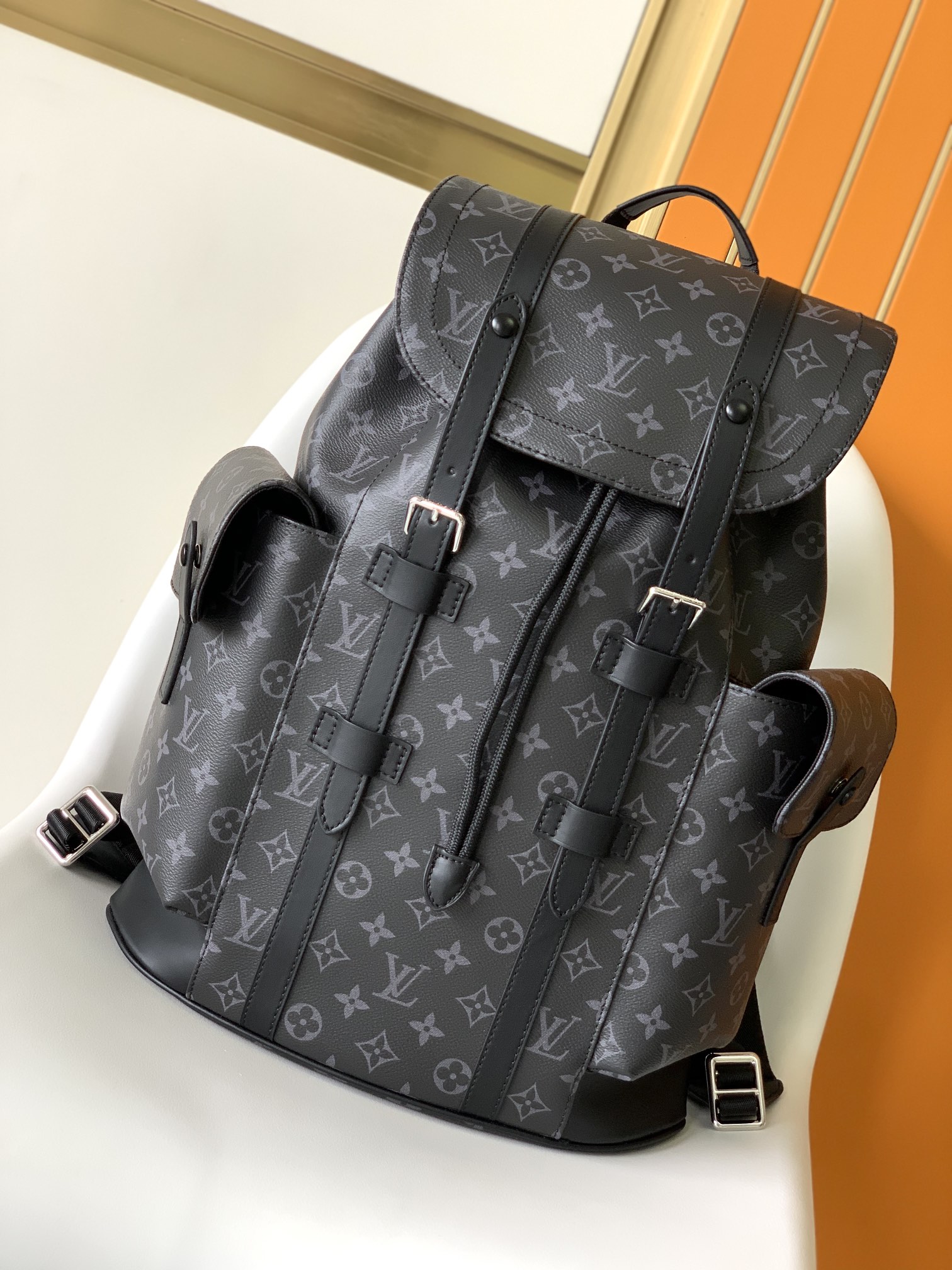 High Quality Luxury Louis Vuitton -Christopher PM M43735 Mono Black
