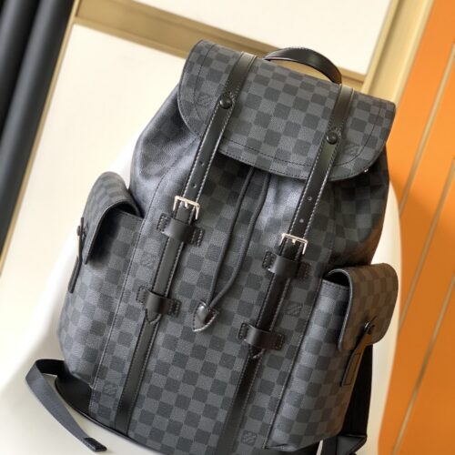 Louis Vuitton Christopher Pm N41379 Plaid Black product photo 1