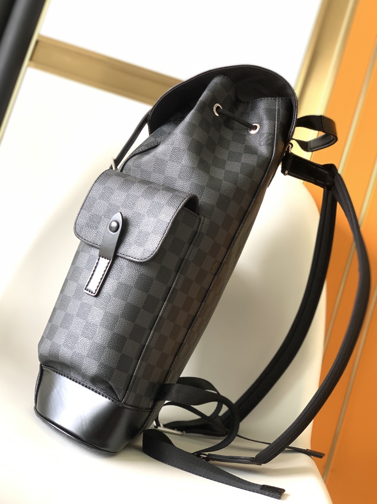 High Quality Luxury Louis Vuitton -Christopher PM N41379 Plaid Black product detail