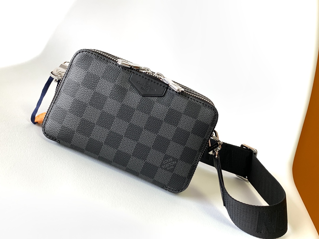 High Quality Luxury Louis Vuitton Alpha Wearable Wallet N40418