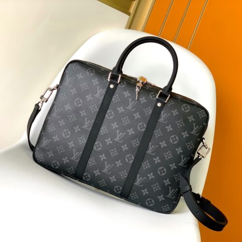 High Quality Luxury Louis Vuitton Porte Documents Voyage PM Damier Graphite N41478 Blv866