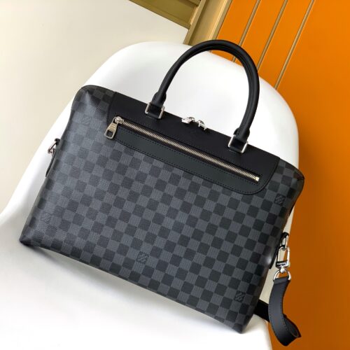 High Quality Luxury Louis Vuitton Porte-Documents Jour Damier Graphite N48260 Blv873