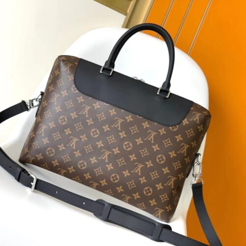 High Quality Luxury Louis Vuitton Porte-Documents Voyage PM M54109 Mono Brown