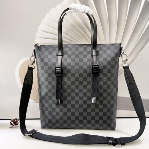 High Quality Luxury Louis Vuitton Skyline Tote Damier Graphite N41456 Blv920
