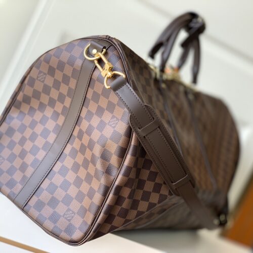 LOUIS VUITTON Boston Bag Damier Keepall Bandouliere 55 N41414 EbeneMen’s Women’s product photo 3