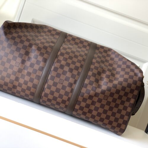 LOUIS VUITTON Boston Bag Damier Keepall Bandouliere 55 N41414 EbeneMen’s Women’s product photo 5