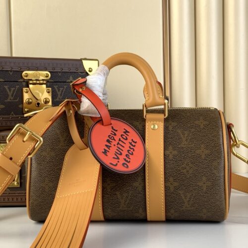 High Quality Luxury Louis Vuitton Keepall Bandoulière 25
