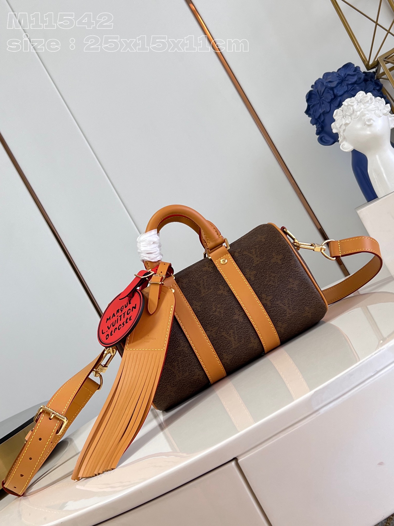 High Quality Luxury Louis Vuitton Keepall Bandoulière 25 M11542