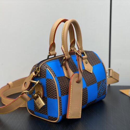High Quality Luxury Louis Vuitton Speedy 18 Bandoulière Damier Pop N40595/N40534/N40611 alternate view