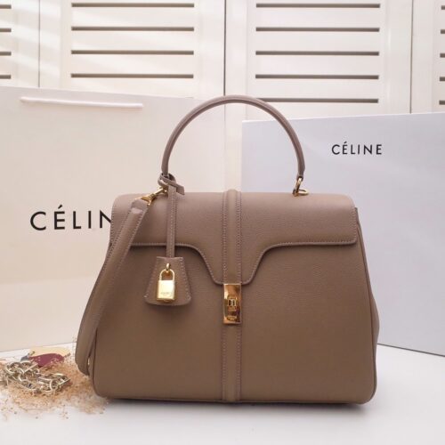 High Quality Luxury Celine Medium 16 Bag In Satinated Calfskin