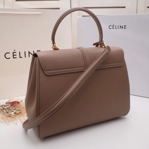 High Quality Luxury Celine Medium 16 Bag In Satinated Calfskin alternate view