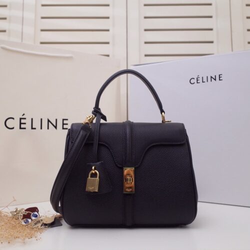 High Quality Luxury Celine Small 16 Bag In Satinated Calfskin