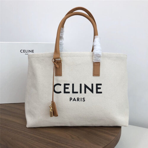 High Quality Luxury Celine Cabas Tote Canvas Bag
