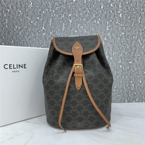 High Quality Luxury Celine Triomphe Canvas Backpack