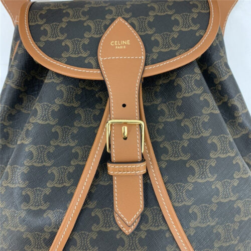 High Quality Luxury Celine Triomphe Canvas Backpack product detail