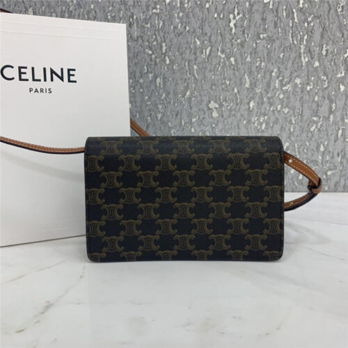 High Quality Luxury Celine Triomphe Canvas Handbag alternate view