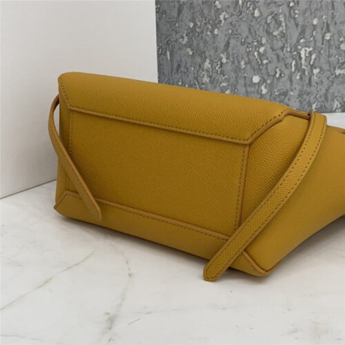 High Quality Luxury Celine Belt Nano Bag Yellow product detail