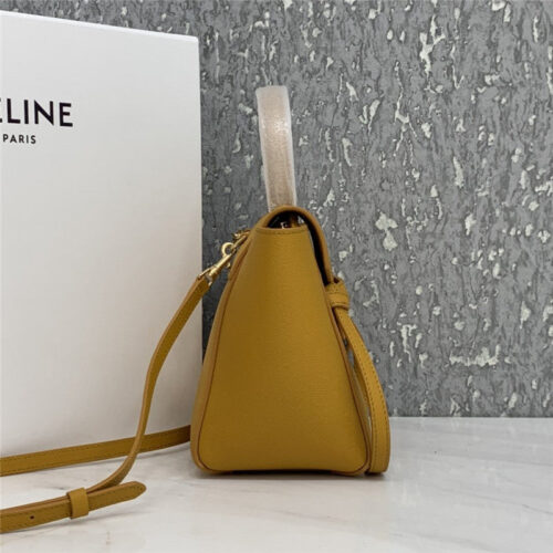 High Quality Luxury Celine Belt Nano Bag Yellow product detail