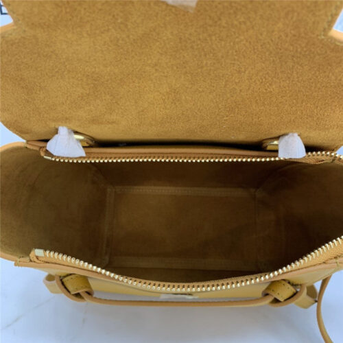 High Quality Luxury Celine Belt Nano Bag Yellow product detail