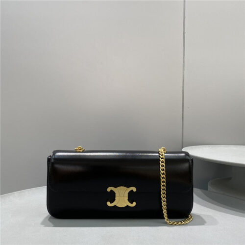 High Quality Luxury Celine Triomphe Chain Shoulder Bag – Style 24983