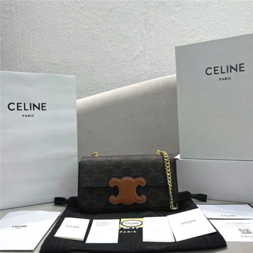 High Quality Luxury Celine Triomphe Chain Shoulder Bag