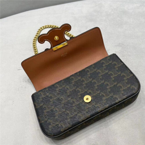 High Quality Luxury Celine Triomphe Chain Shoulder Bag product detail
