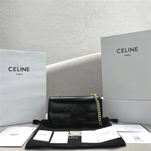 High Quality Luxury Celine Triomphe Chain Shoulder Bag – Style 24988