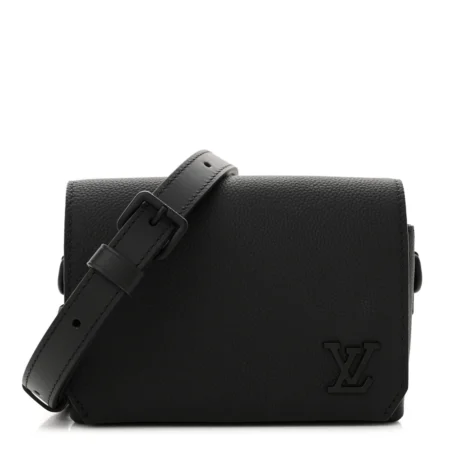 Replica Handbags Done Right – LV Black Cowhide Wallet PM
