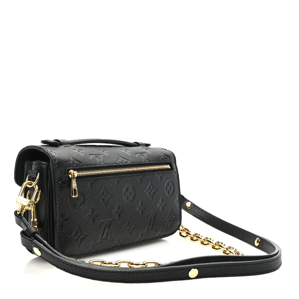 Louis Vuitton Black Empreinte Pochette Métis With Gold Hardware - Image 7