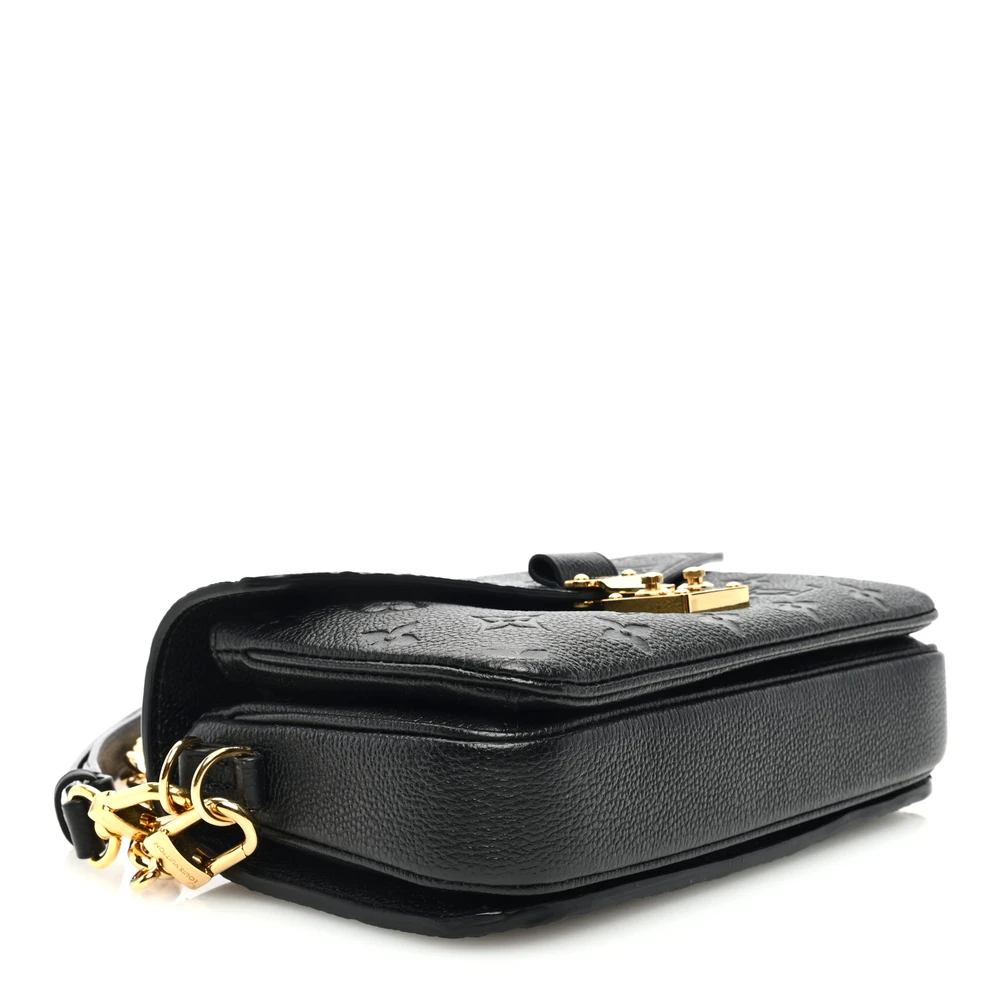 Louis Vuitton Black Empreinte Pochette Métis With Gold Hardware - Image 6