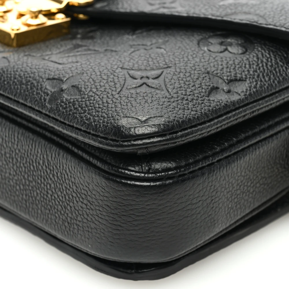 Louis Vuitton Black Empreinte Pochette Métis With Gold Hardware - Image 2