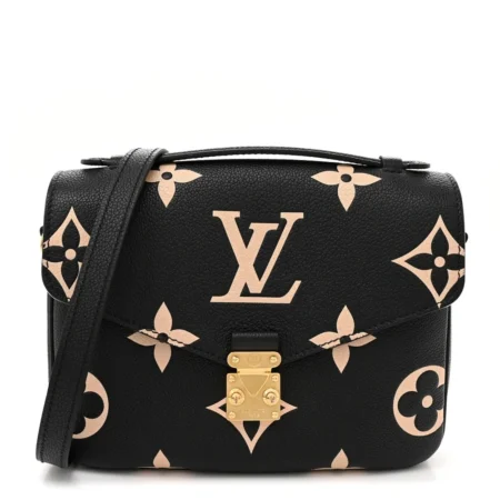 Superfake Louis Vuitton Pochette Metis PM – BlackBeige Monogram