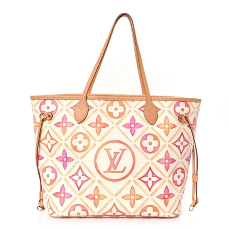 Louis Vuitton Replica Neverfull MM – Coral Giant Monogram Canvas