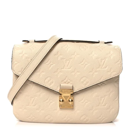 Louis Vuitton Creme Monogram Replica Pochette Metis – Superfine Quality
