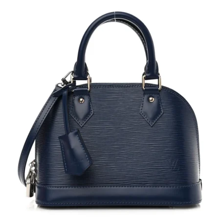 Superfake Louis Vuitton Indigo Epi Alma BB with Silver Hardware