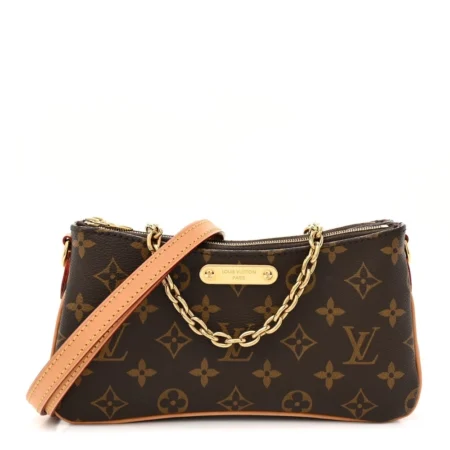 High-end LV Liv Pochette PM Replica – Gold Hardware Perfection