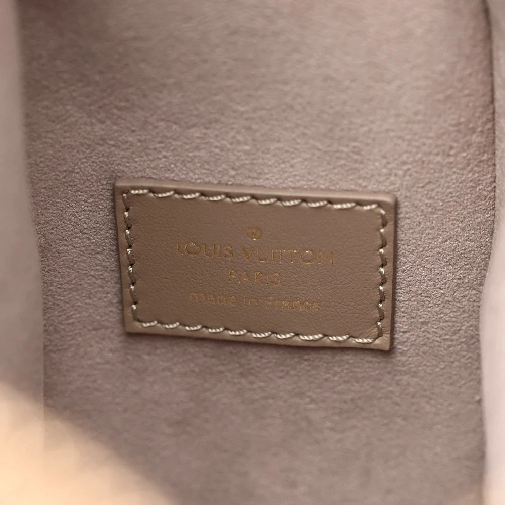 Superfake Louis Vuitton Taupe Leather Side Trunk MM - Image 3