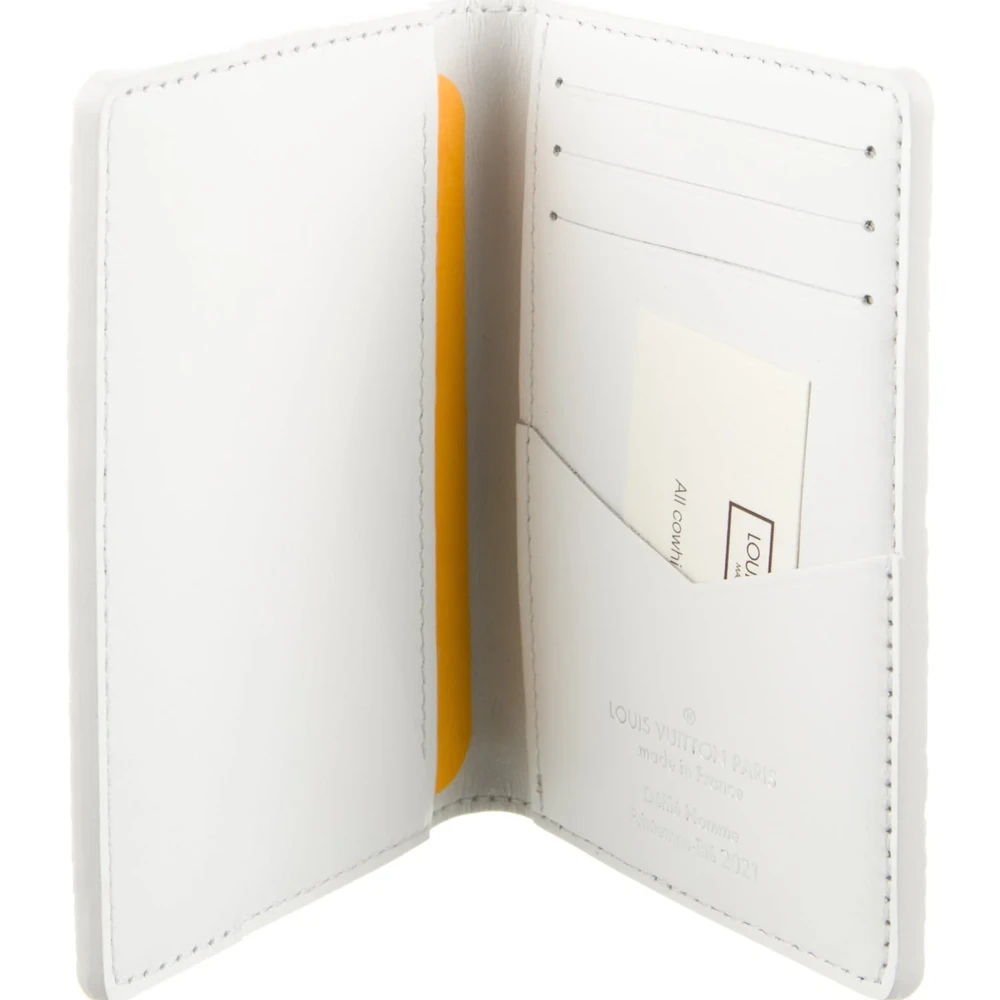 1:1 Mirror Quality Louis Vuitton White Calfskin Small Wallet - Image 2