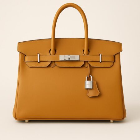 Hermes Birkin Gold High End Copy Hand Made Of Swift Leather