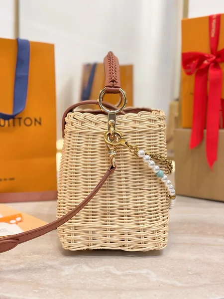 Louis Vuitton Capucines BB Handbag Brown Beige product view 5