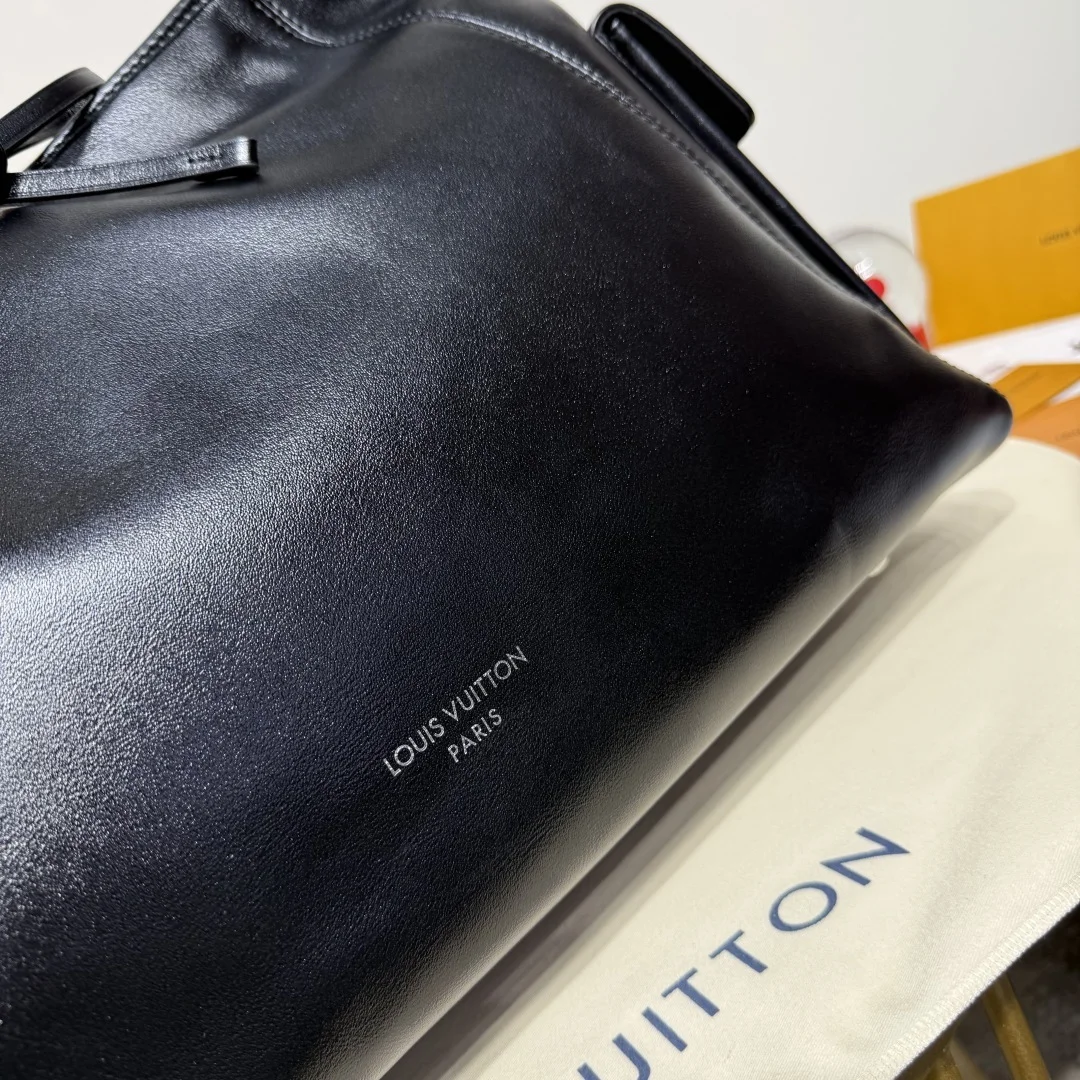 Louis Vuitton CarryAll Travel Bag in Black product view 7
