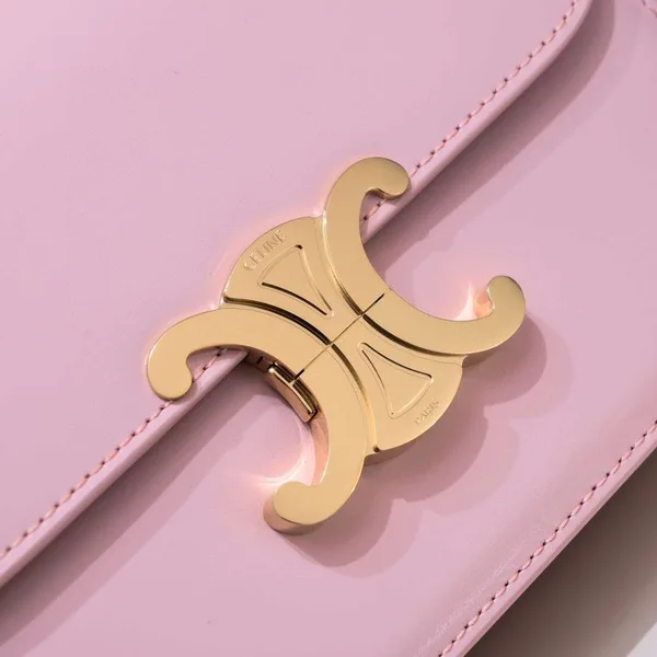 Celine Mini Handbag Pink Smooth Leather 19 cm product view 4