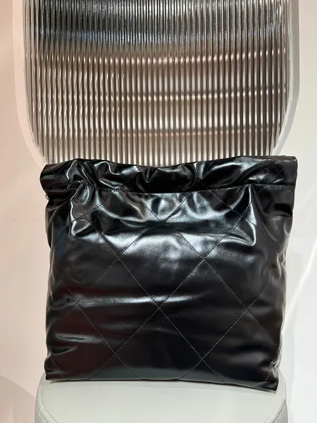 Chanel 22 Small Black Silver Hardware Bag product view 5
