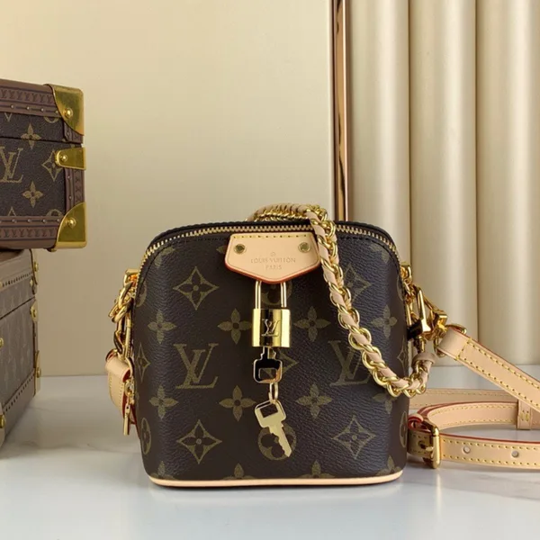 Louis Vuitton Monogram Pattern Premium Handbag 14x13x11cm product photo
