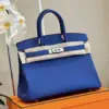 Hermès Birkin 30 Electrique Blue Palladium Hardware Bag product view 2