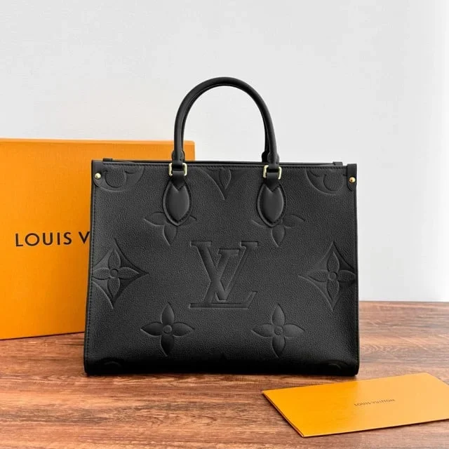 Louis Vuitton Black Empreinte Monogram Giant Onthego MM Bag