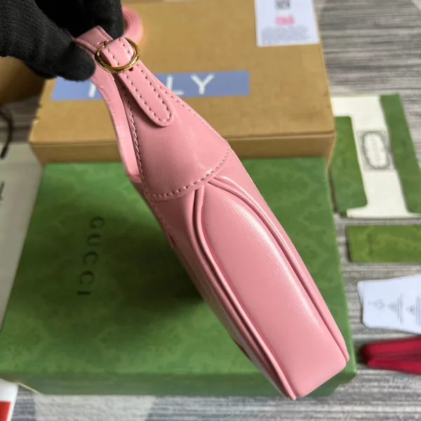 Gucci Jackie Mini 19 Shoulder Bag In Pink Patel Calfskin product view 7