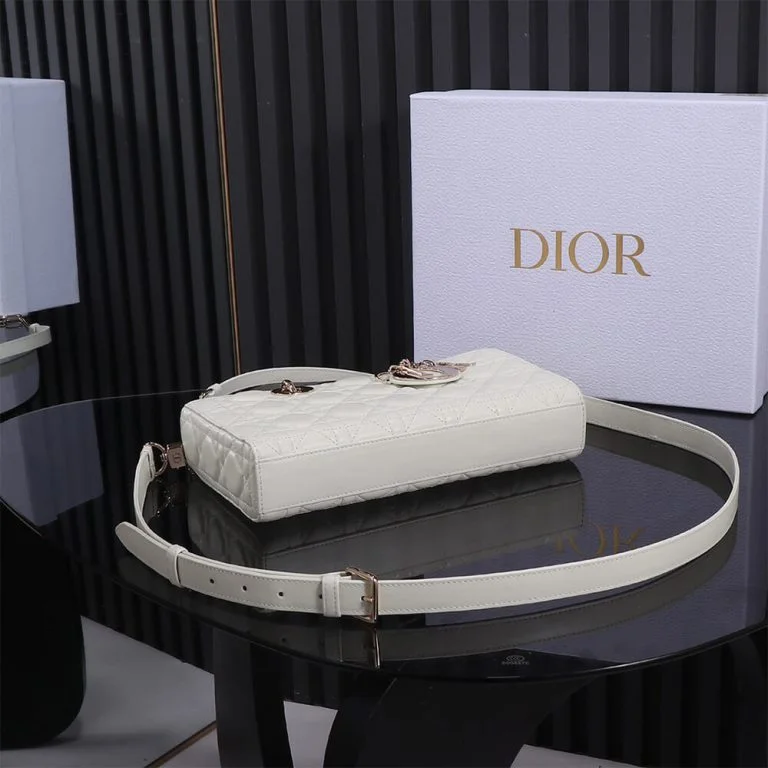 Dior Medium White Lady D-Joy Bag product view 4