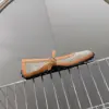 Hermès Women Beige Leather Mesh Mary Jane Flats product view 6